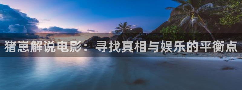 久久视频了：猪崽解说电影：寻找真相与娱乐的平衡点